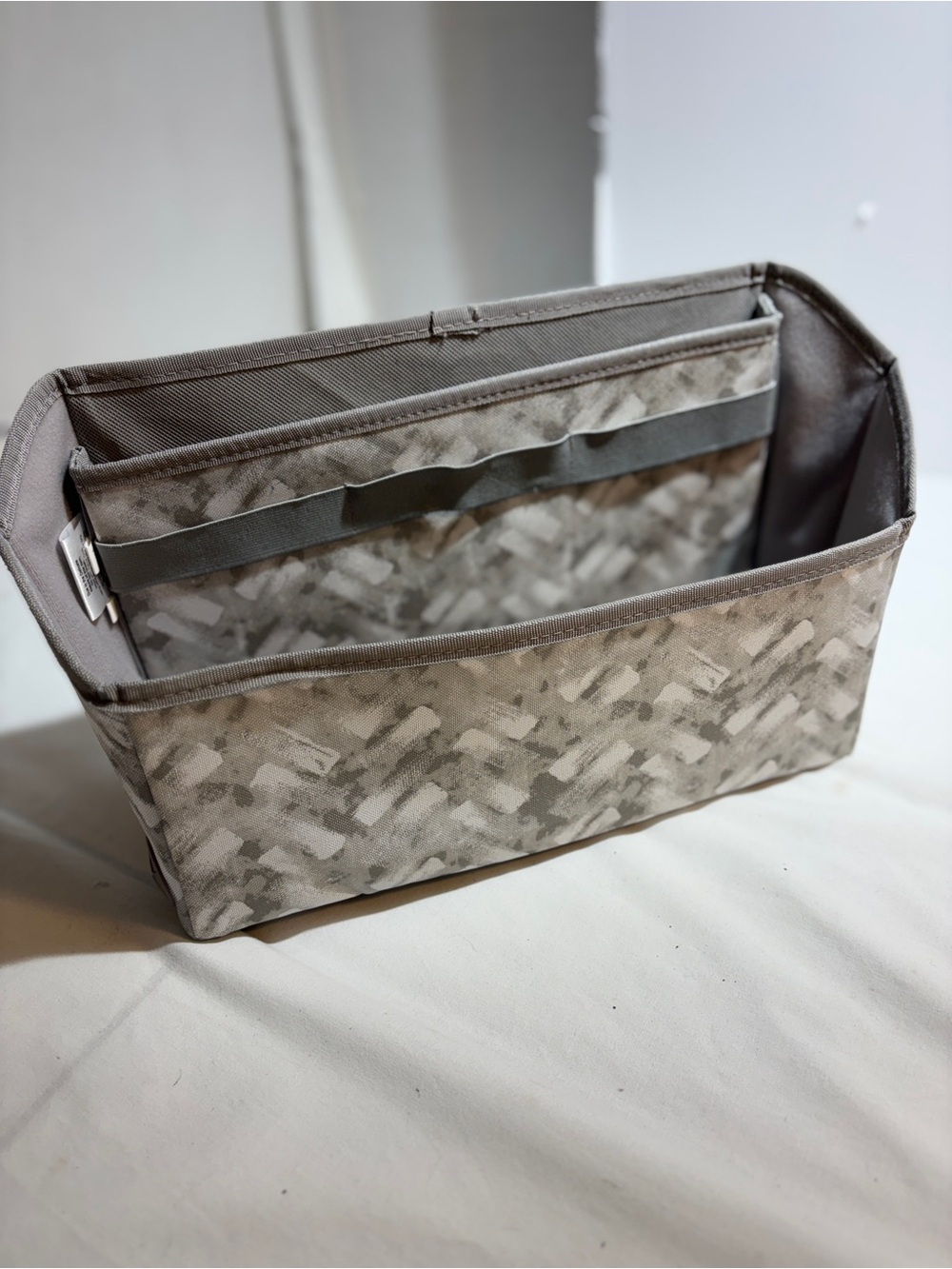 Thirty One Grey Patterned  Desk Organizer with Insert
